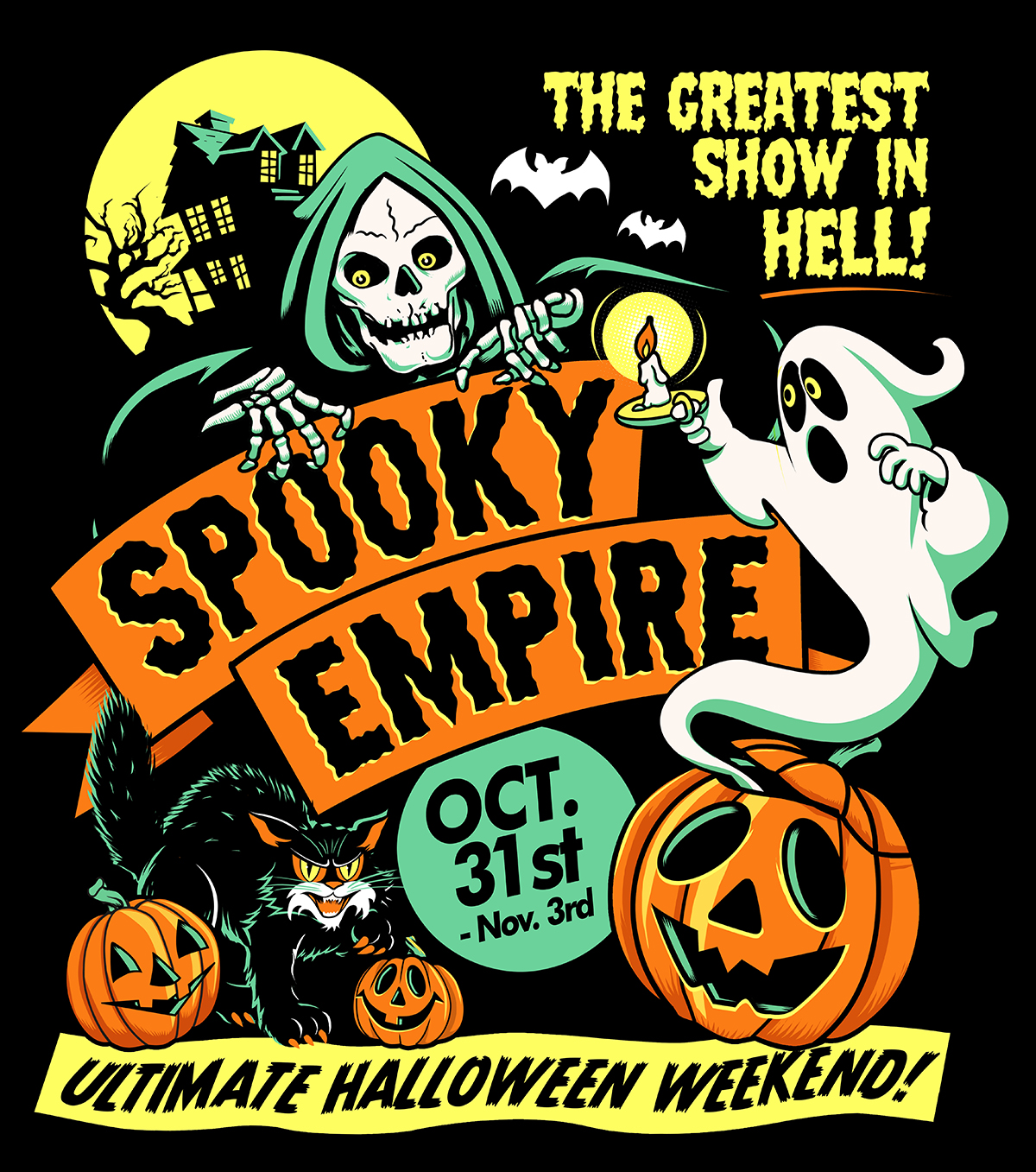 Spooky Empire Vintage Halloween Shirt 2019 – The Art of Andrew Cremeans